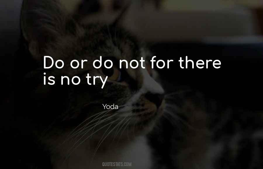 Yoda There Is No Try Quotes #660207