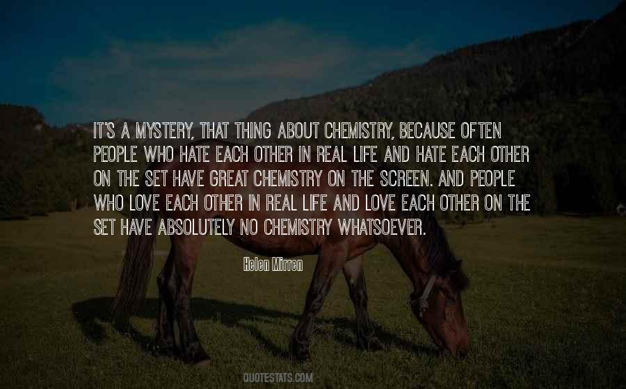 Best Chemistry Love Quotes #352289
