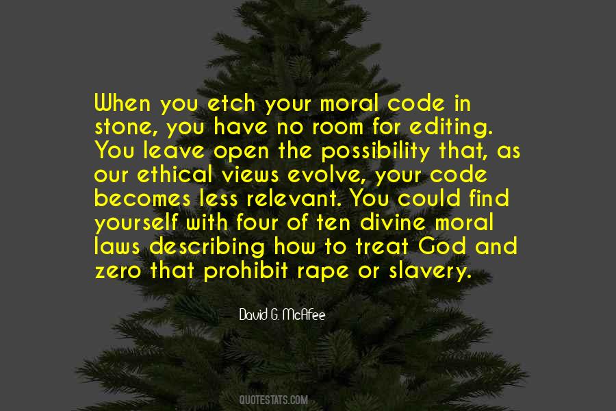Moral And Ethical Quotes #602240