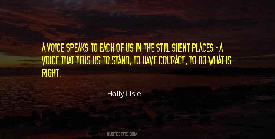 Still Voice Quotes #90731