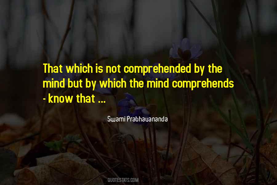 Comprehends 7 Quotes #1017227