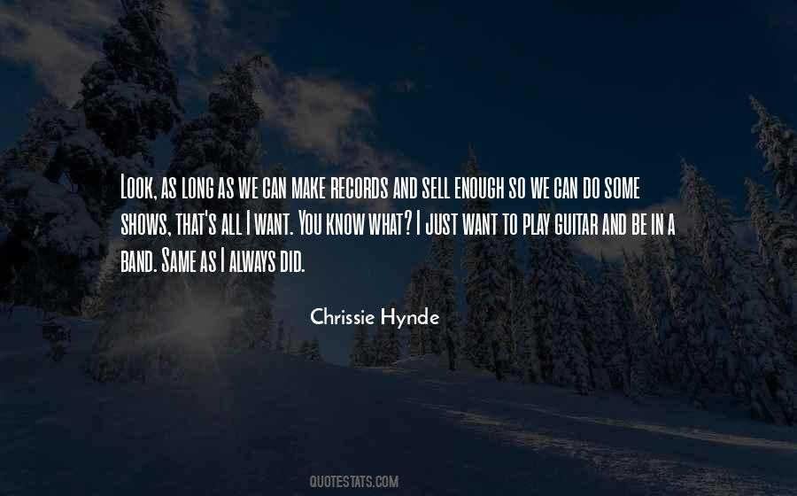 Best Chrissie Hynde Quotes #944800