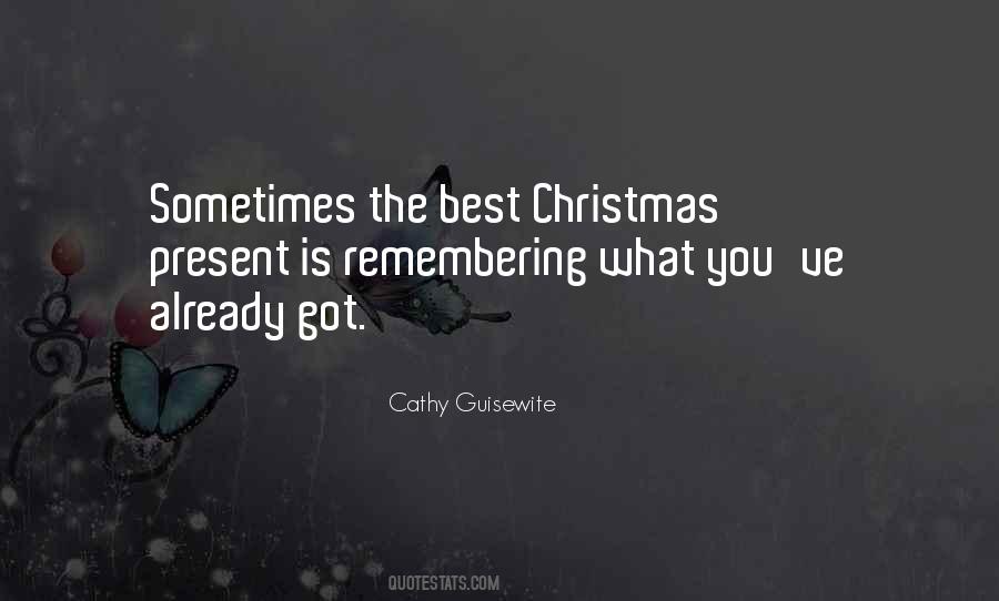 Best Christmas Present Quotes #801629