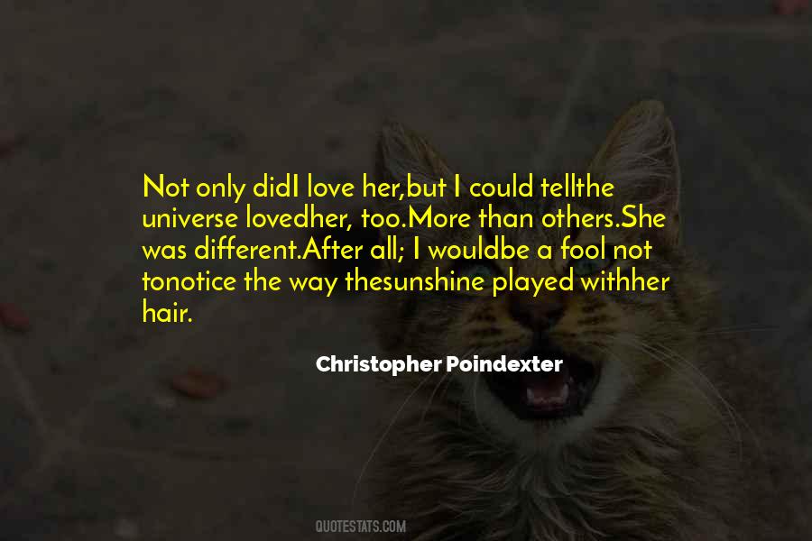 Best Christopher Poindexter Love Quotes #1051790