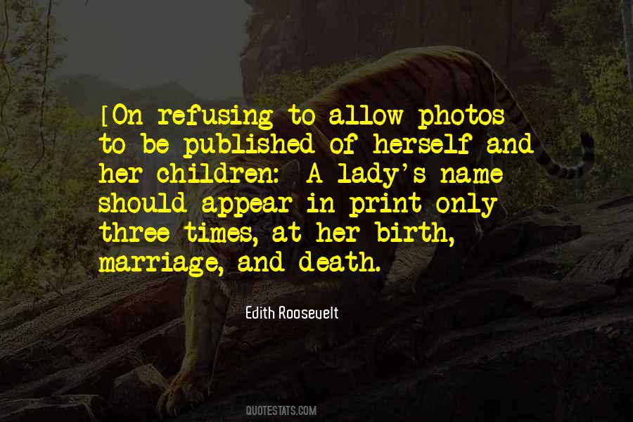 Quotes About Marriage And Death #1372887