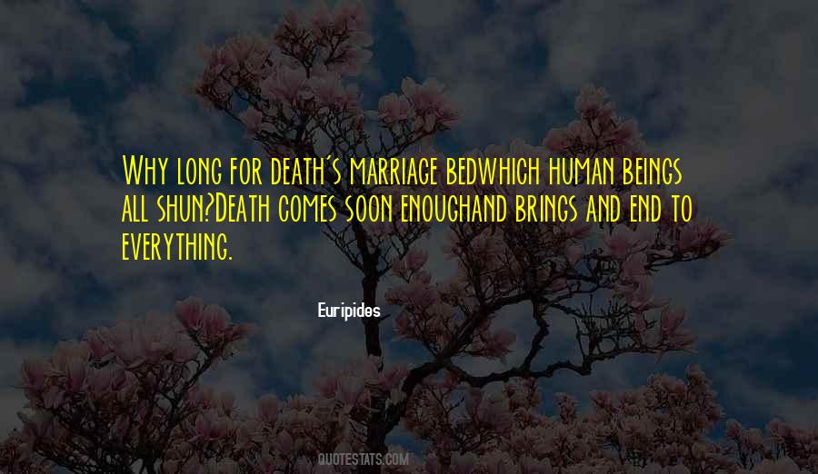 Quotes About Marriage And Death #50239