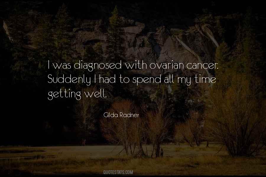 Gilda Radner Cancer Quotes #1051640