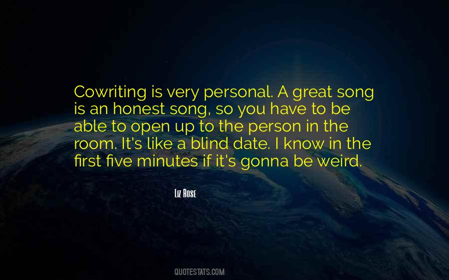A First Date Quotes #1052312