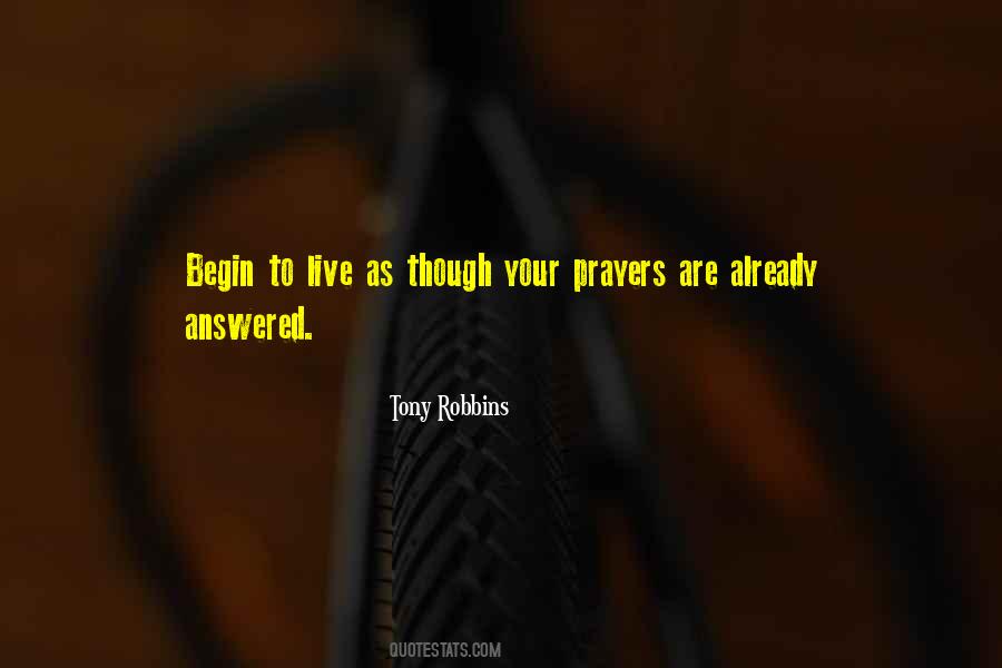 Prayers Are Answered Quotes #158766