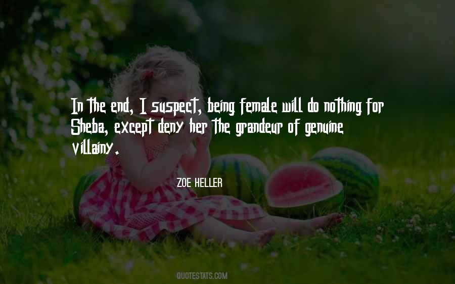 Being Female Quotes #253417