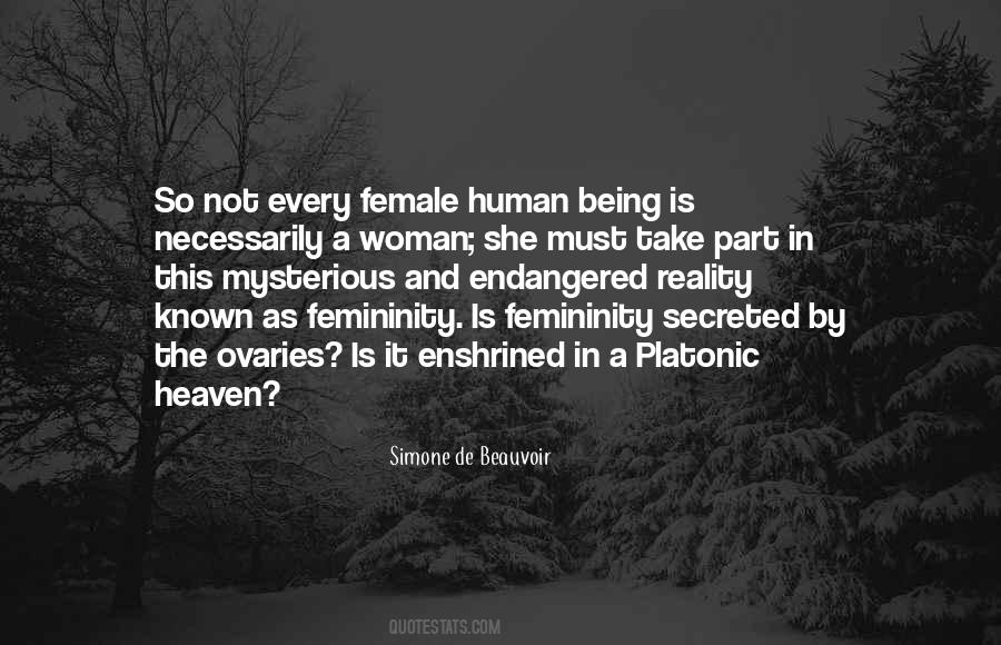 Being Female Quotes #541811