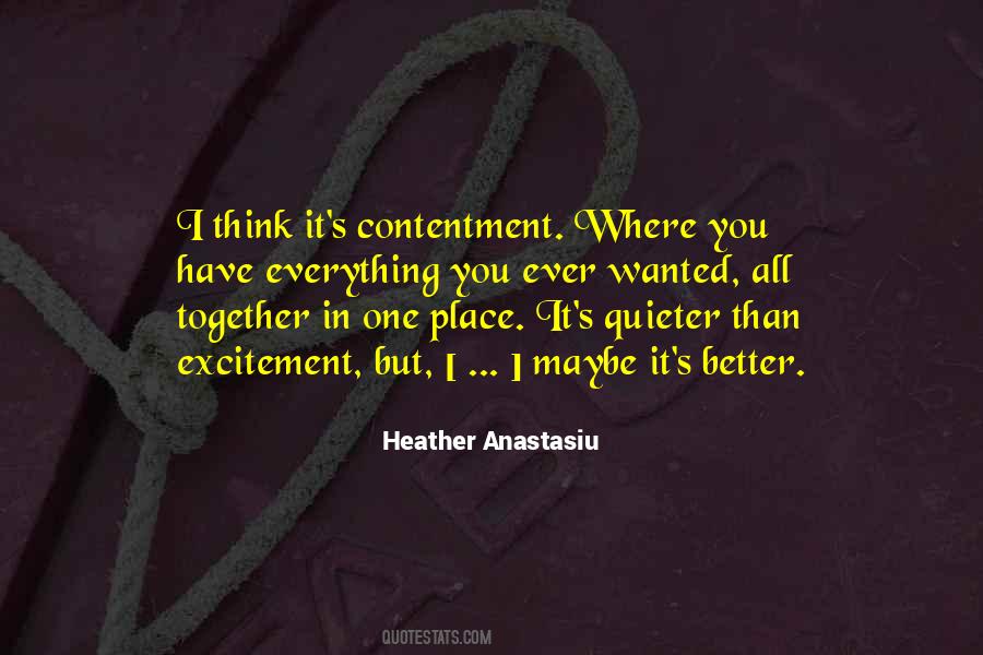 Best Contentment Quotes #6523
