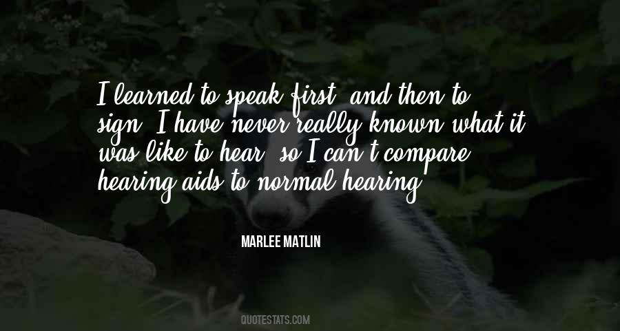 Quotes About Marlee #1504440