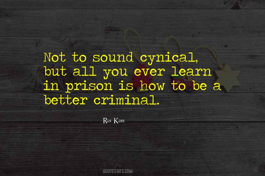 Best Criminal Quotes #44550