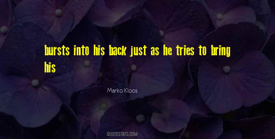 Quotes About Marko #674319