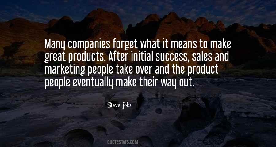 Quotes About Marketing Success #97378