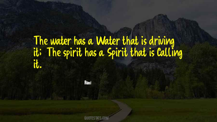 Water Spirit Quotes #1087711
