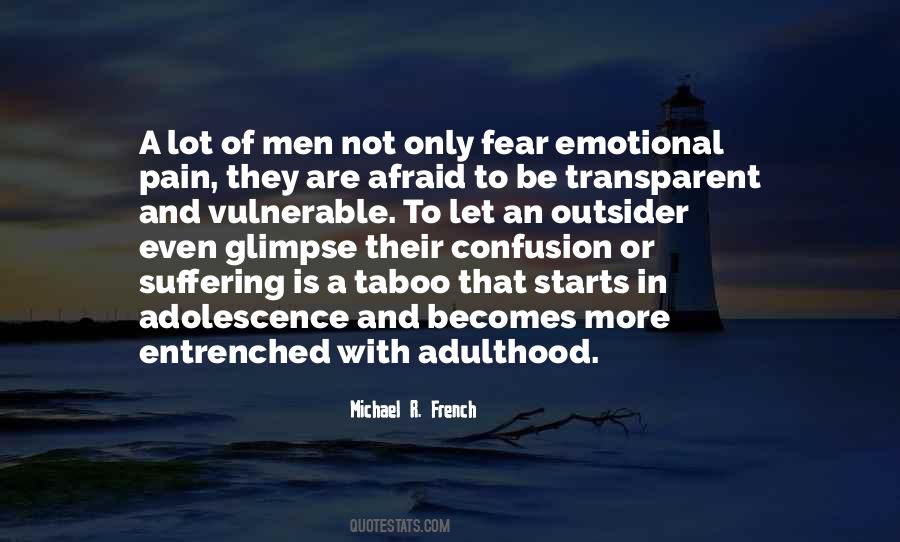 Mean Fear Emotional Pain Quotes #183385