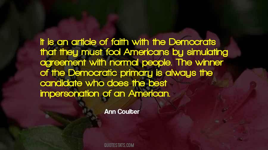 Best Democratic Quotes #304539