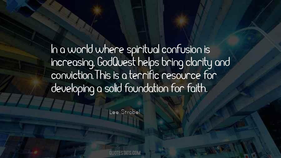 Spiritual Foundation Quotes #1652857