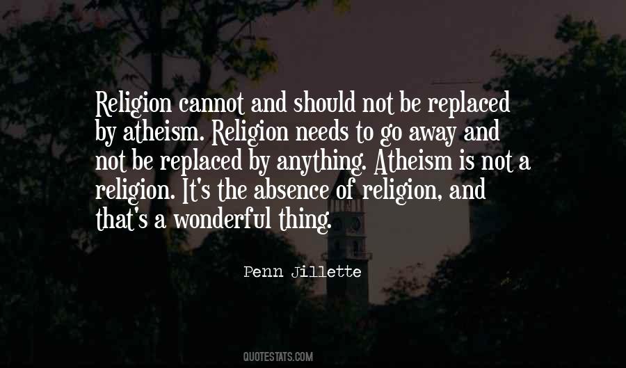 Atheism Religion Quotes #96208
