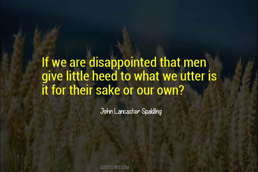 Best Disappointed Quotes #22130