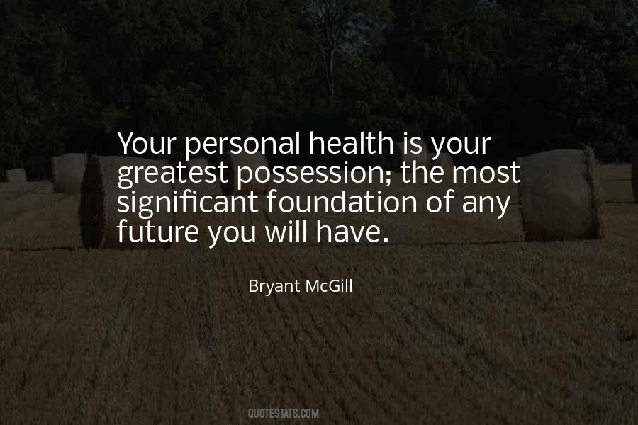 Personal Health Quotes #543245