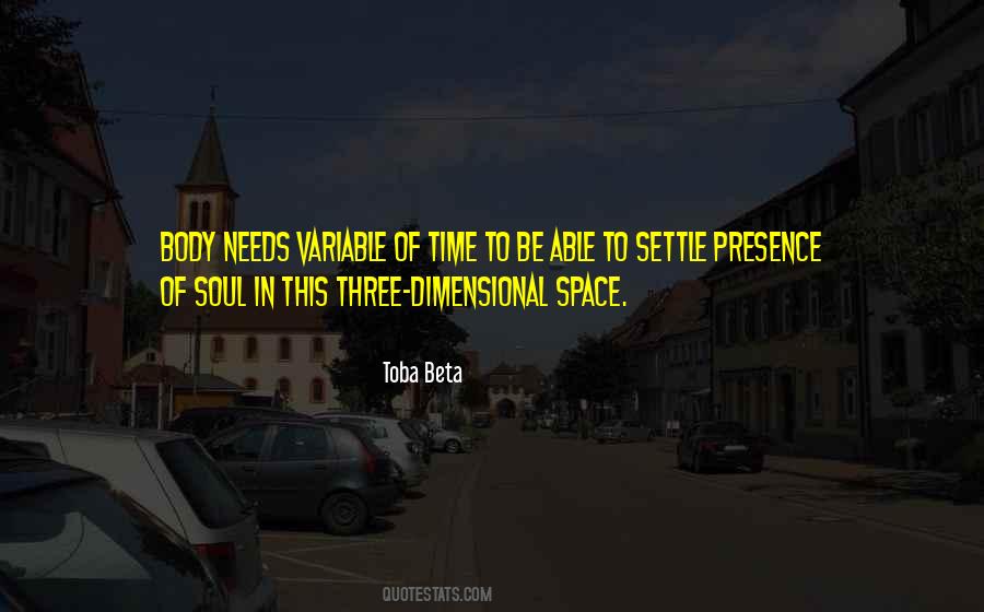Space For The Soul Quotes #717114