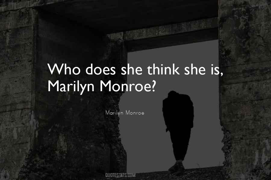 Quotes About Marilyn #1504316