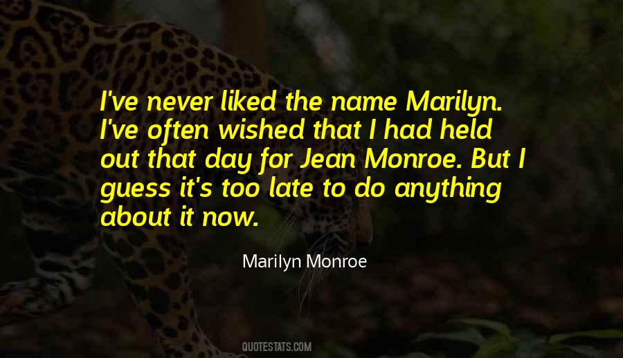 Quotes About Marilyn #1766663