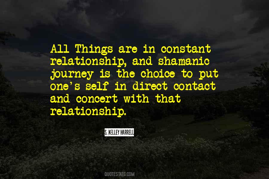 Contact Relationship Quotes #1609047