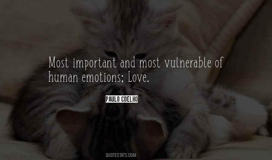 Emotions Love Quotes #1490505