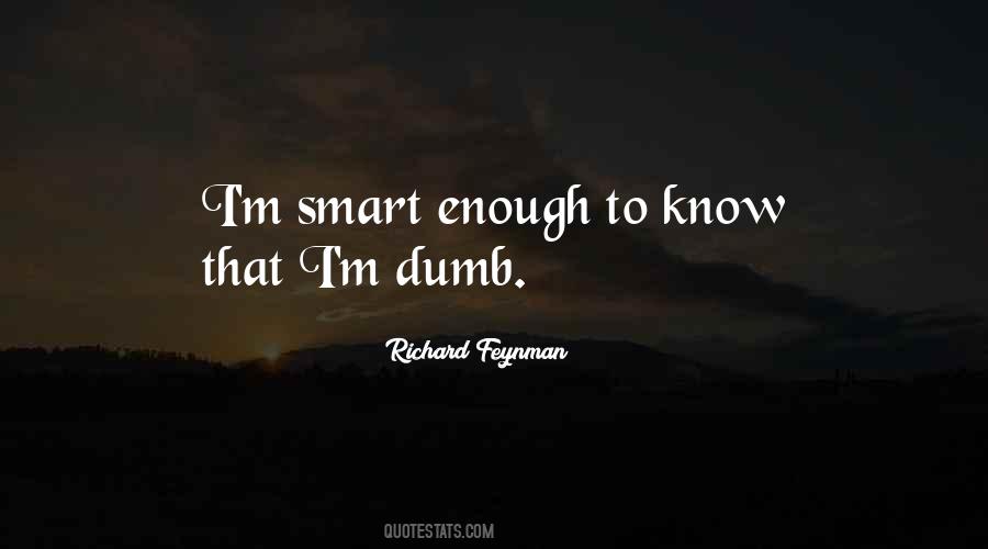 Best Dumb Quotes #56753