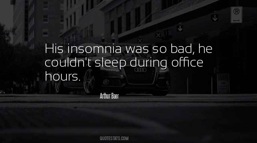 Sleep Insomnia Quotes #1210611