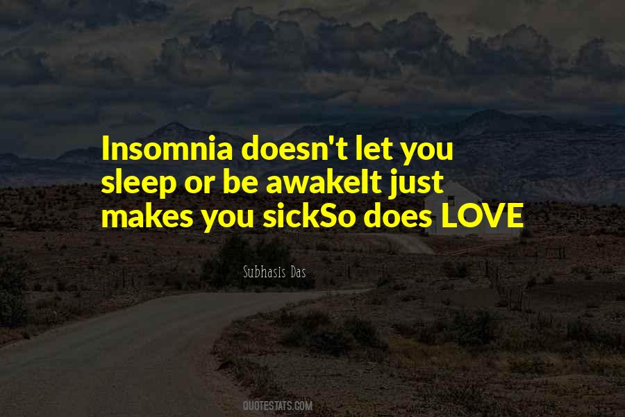 Sleep Insomnia Quotes #1488824