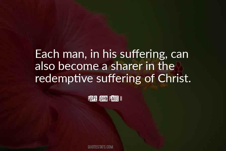 Suffering Of Christ Quotes #1086682