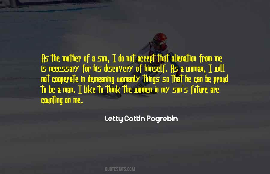 His Mother S Son Quotes #1247886