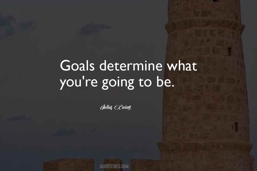 Goals Determine Quotes #947053