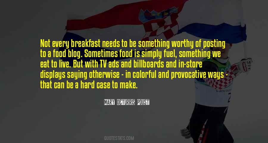 Food Blogs Quotes #1099349