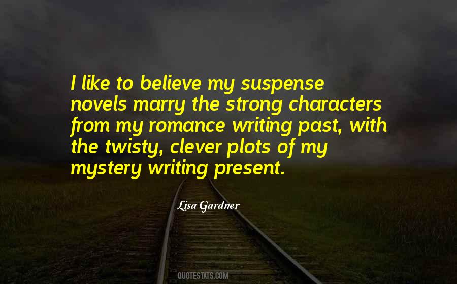 Suspense Novels Quotes #619673