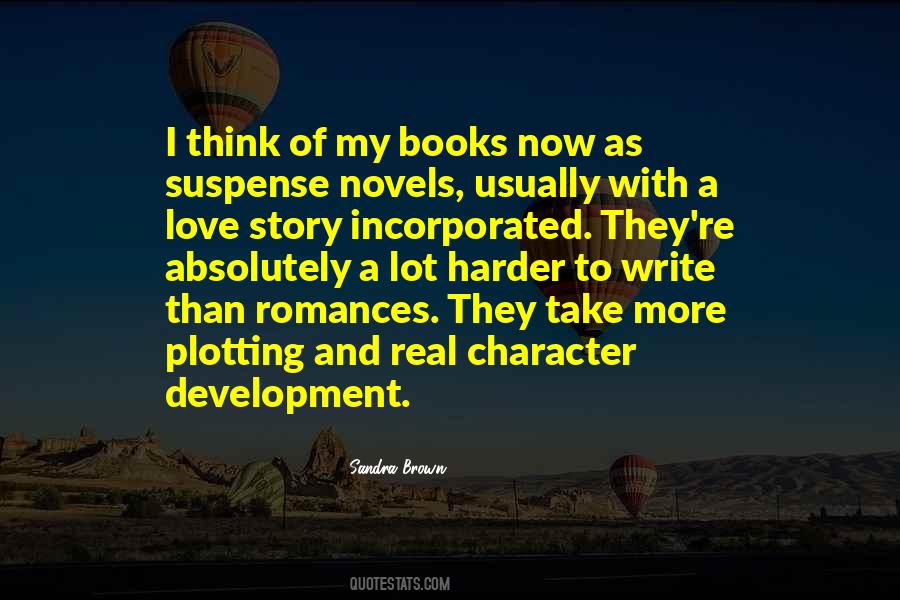 Suspense Novels Quotes #739679