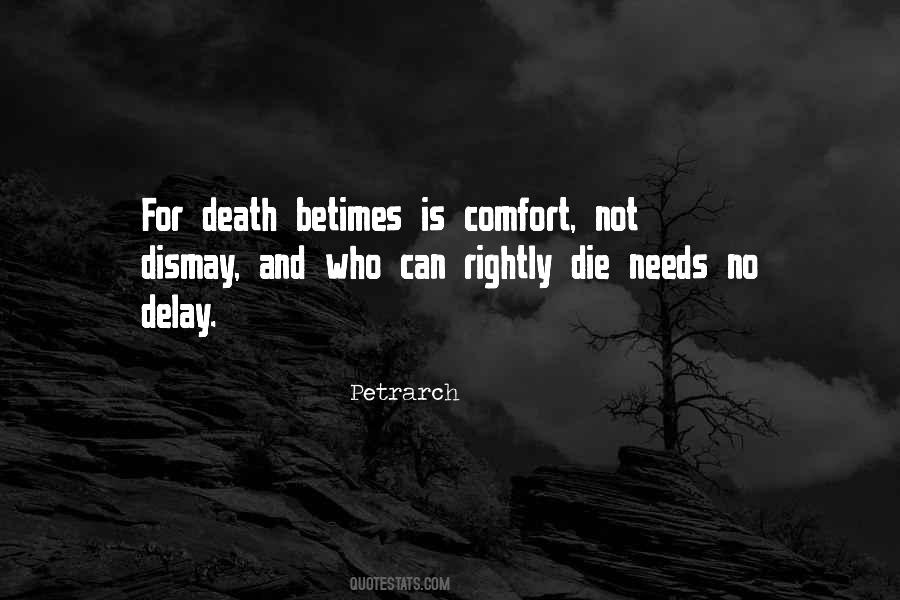 Death Comfort Quotes #1149111