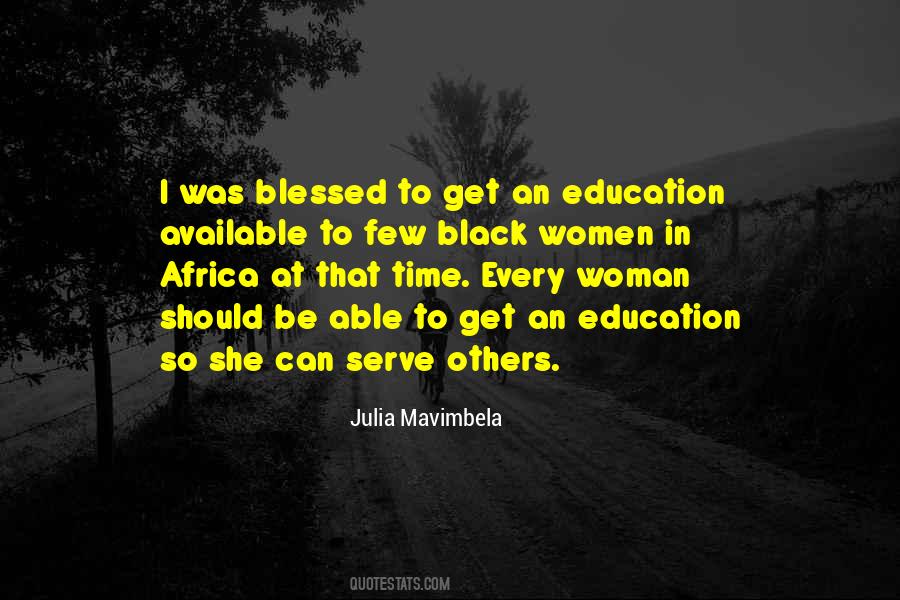 Education From Black Women Quotes #1223938