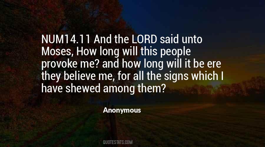 Believe In Signs Quotes #1835158