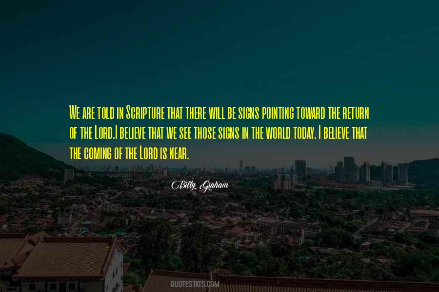 Believe In Signs Quotes #1862949