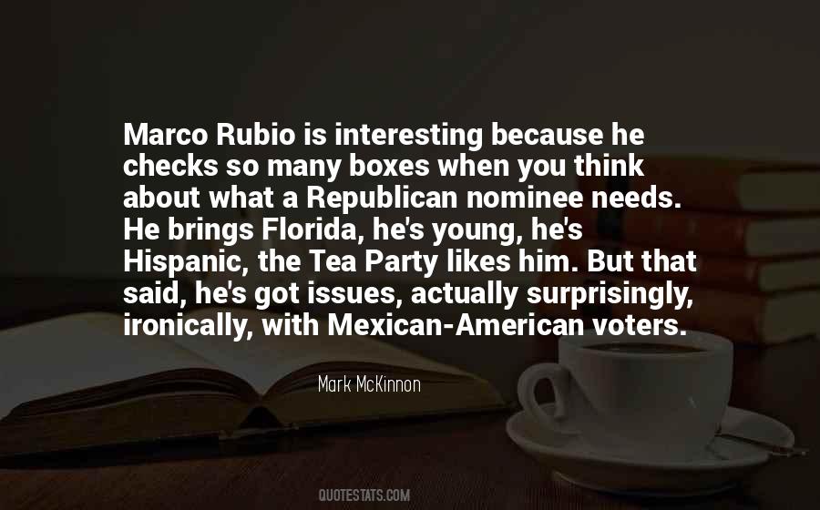 Quotes About Marco Rubio #400263