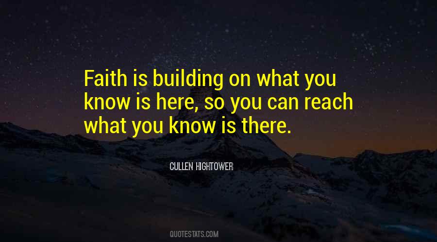 Building Faith Quotes #150517