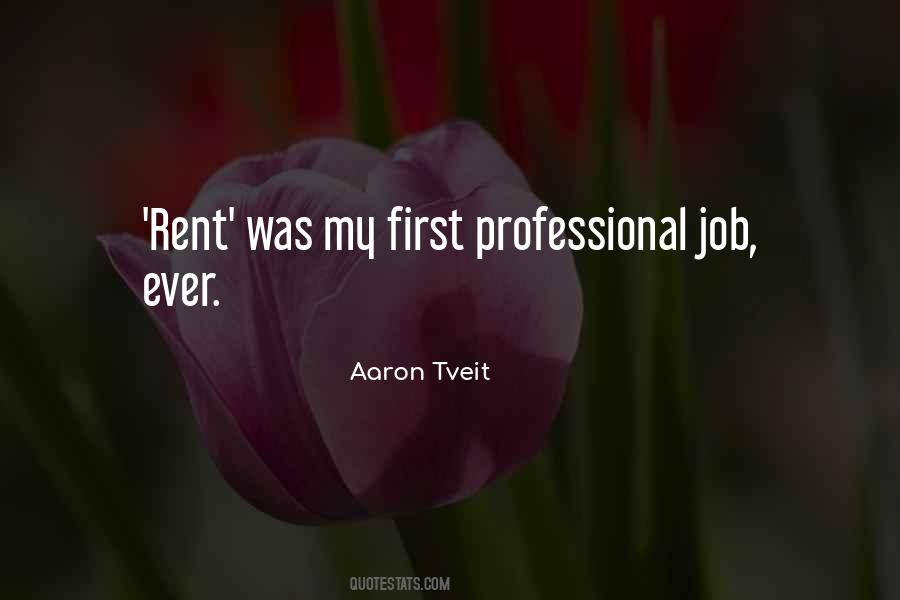 Tveit Aaron Quotes #11170