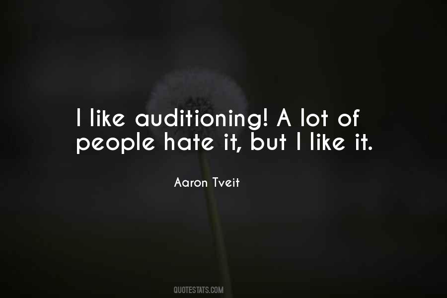 Tveit Aaron Quotes #141488