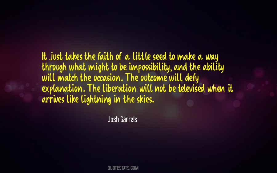 Seed Of Faith Quotes #1302679